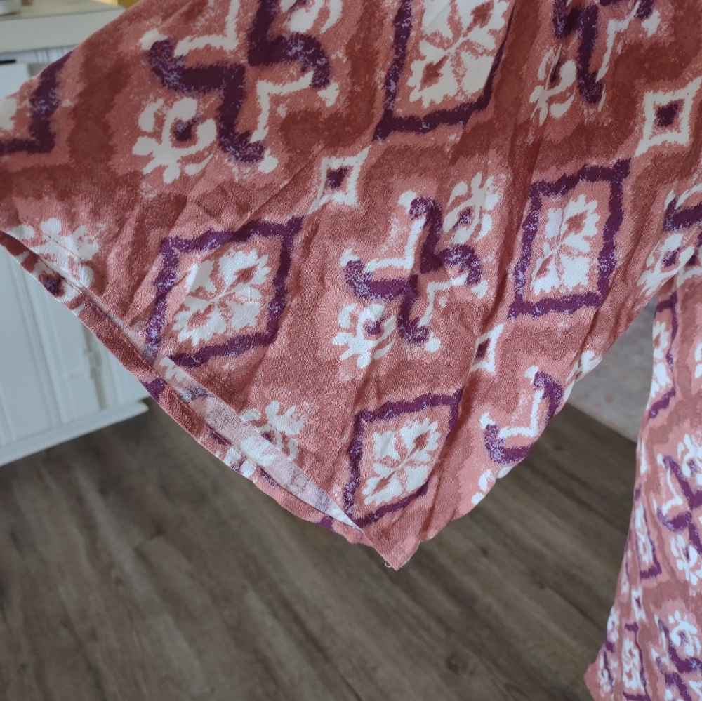 Women's Duster Kimono Cardigan Knox Rose Cognac Size XS/ Small XS/S - Picture 7 of 7